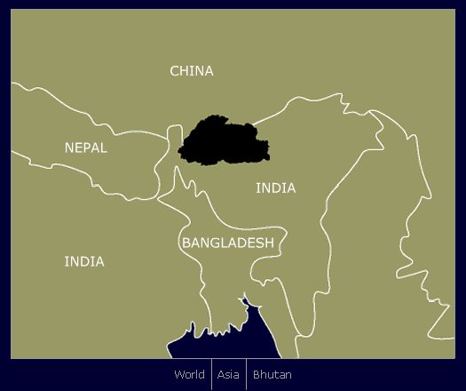 Bhutan in Asia
